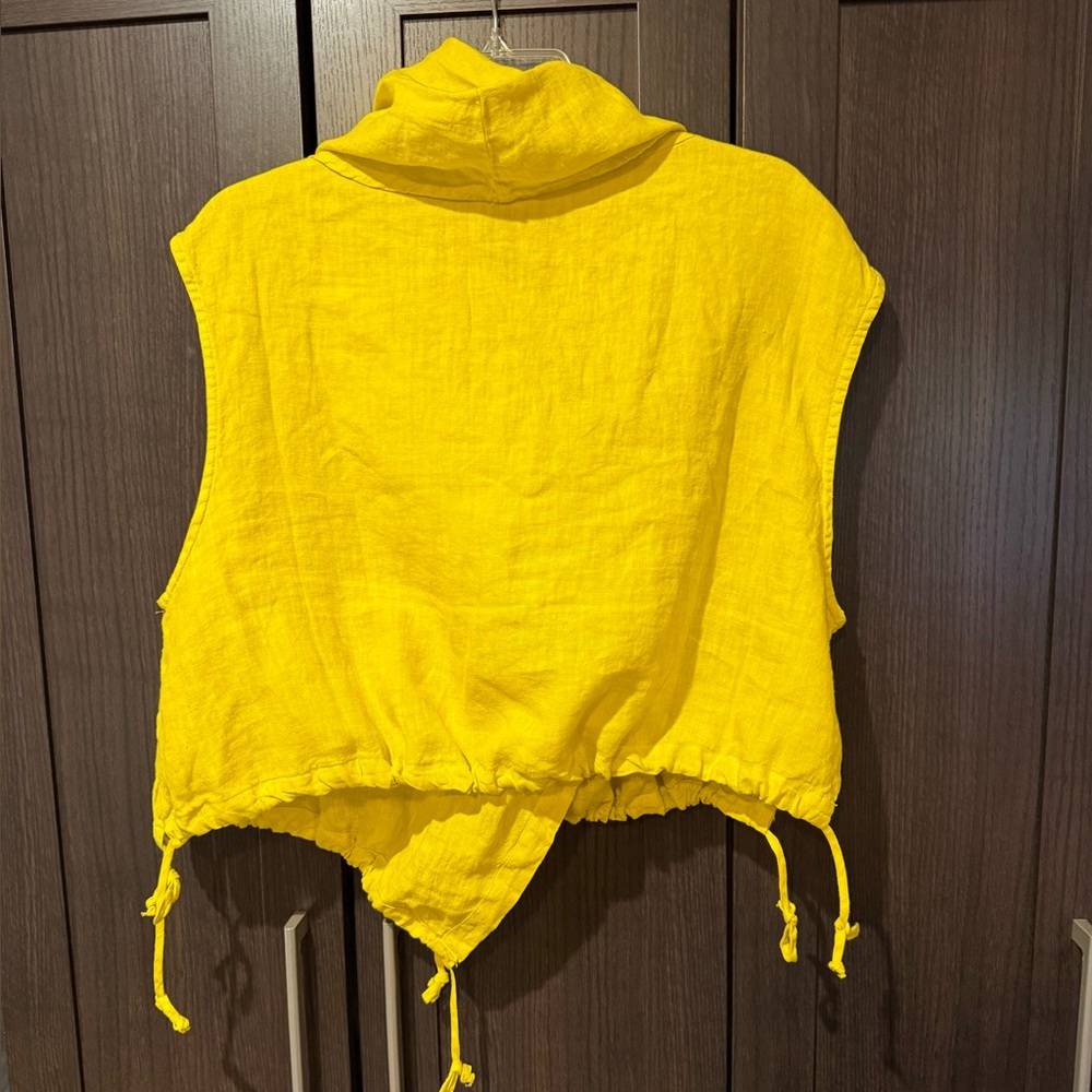 XL NWT Bryn Walker light linen vest top - Picture 5 of 6